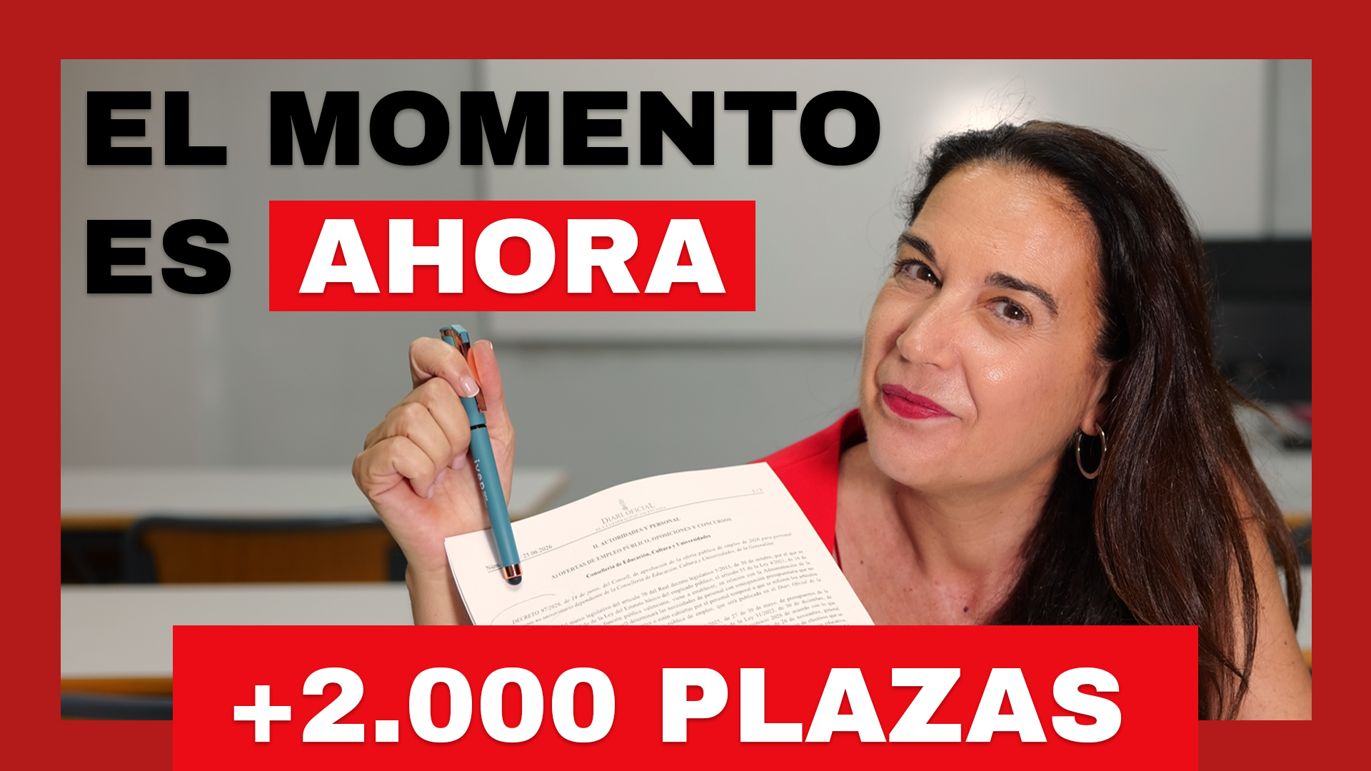 Ofertadas +2000 plazas para el año 2027 en Comunidad Valenciana